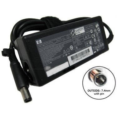65w HP Laptop Charger (AC Adapter) 18.5V, 3.5A, 65W - Big Pin 7.4mm x 5mm