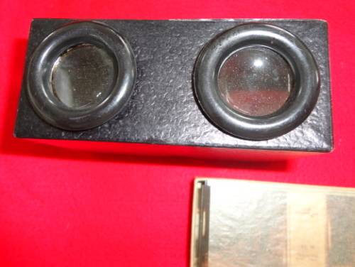 Vintage French Stereoscopic Viewer With 5 Boxes Of Glass Slides Of The Vatican