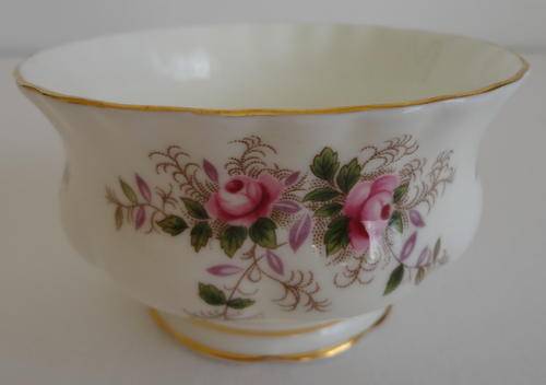 Royal Albert Lavender Rose Coffee Size Sugar Bowl ( Factory Second )