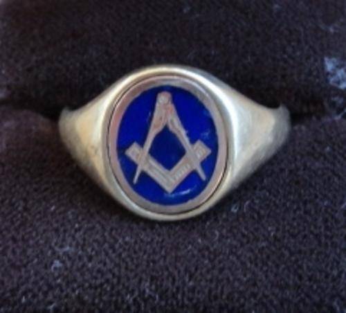 9CT Gold Masonic Ring
