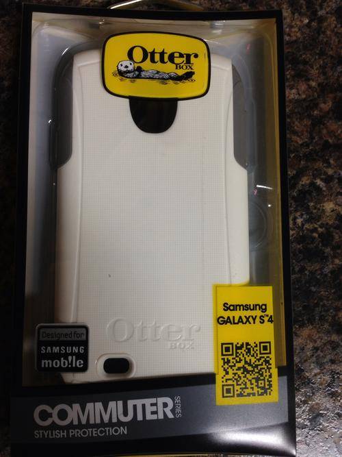 Samsung Galaxy S4 - Otterbox Commuter Case *WHITE & GRAY*( BRAND NEW) IN STOCK!