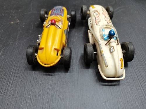 Vintage Scalextric Cars 2 x Offenhauser