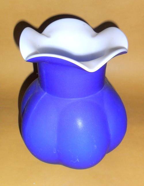 Vintage Cobalt Blue Glass Vase