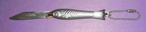 Vintage Fish Motif Handle Okapi Knife (Scarce!!!)