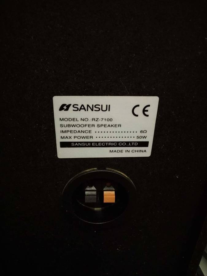 2.1 Speakers : Sansui subwoofer + LG speakers