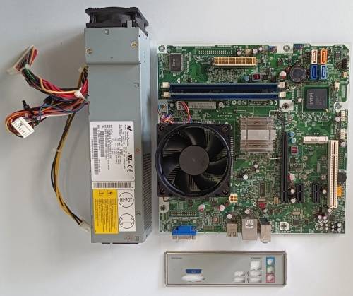 HP H-IG41-uATX Motherboard + Intel E5700 CPU + HP 2GB DDR3 RAM + Power Supply