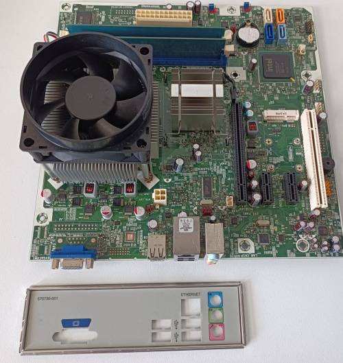 HP H-IG41-uATX Motherboard + Intel E5700 CPU + HP 2GB DDR3 RAM + Power Supply