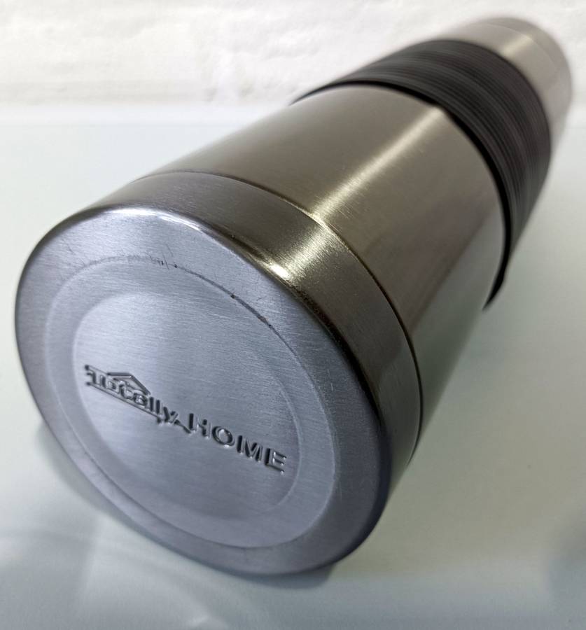 Thermos Flash 1Lt Double Wall Hot & Cold Bullet Flask with Antislip Rubber Grip