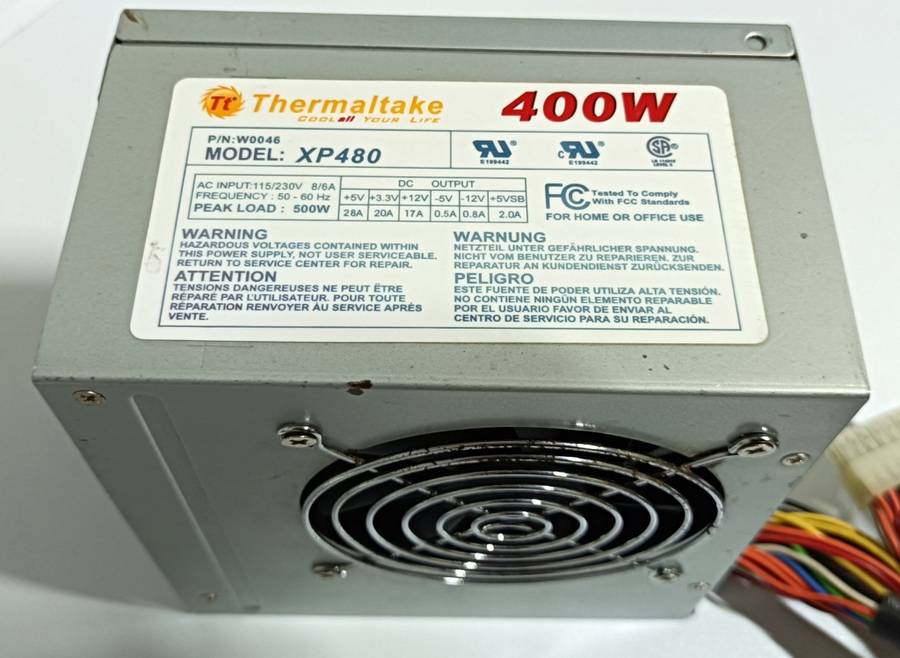 Thermaltake XP480 400watt ATX Power Supply (500watt peak)