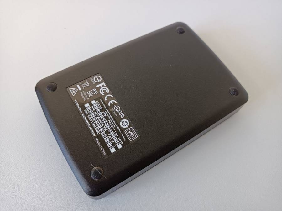 Problematic 3TB Toshiba external hard drive