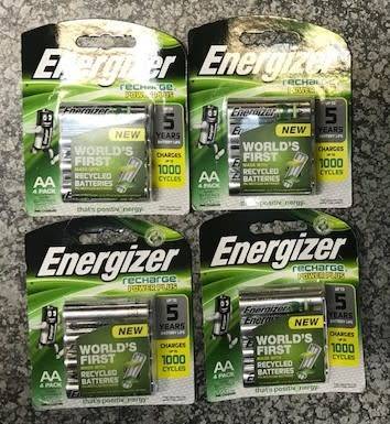 AA energizer recharge power plus batteries