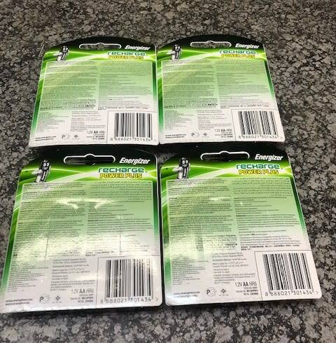 ENERGIZER RECHARGEABLE  EXTREME AA 2000MAH BATTERIES