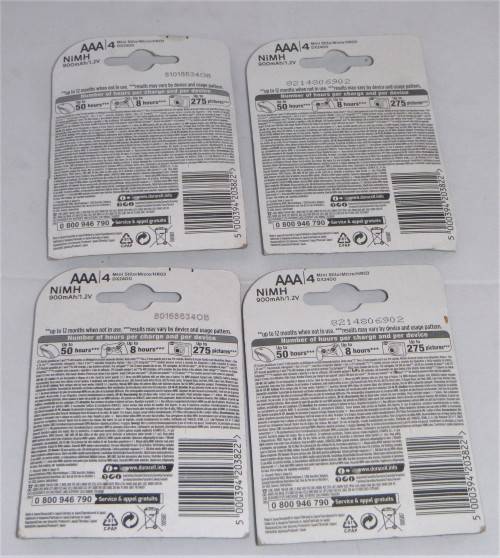 DURACELL AAA RECHAREABLE BATTERIES