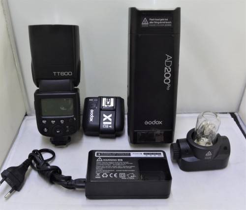 GODOX AD200 PRO + TT600 FLASHE SETUPS