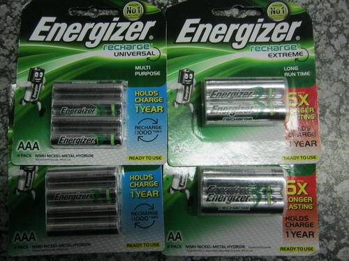 ENEGIZER BATTERIES AA AND AAA