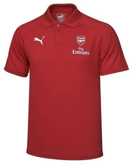 17-18 Arsenal Red Polo - Large