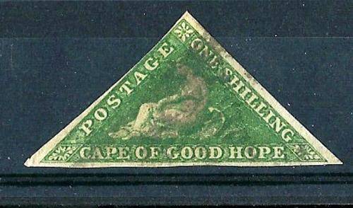 CAPE TRIANGLE 1 SHILLING - USED