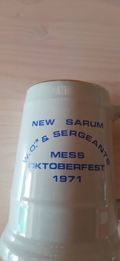 *Rhodesian Bush War* - 1971 Rhodesian Airforce New Sarum W.O's & Sergeant's Mug.