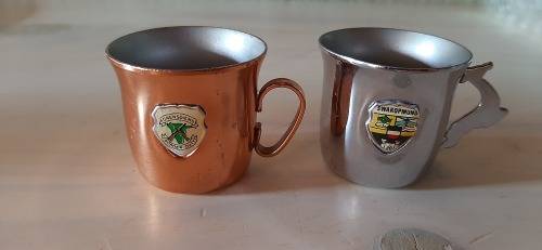 * SADF BORDER DUTY / GRENSDIENS * - COMMEMORATIVE SOUVENIR MINI TANKARDS.