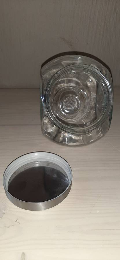 ** LARGE Vintage Glass Sweet / Biscuit Jar **