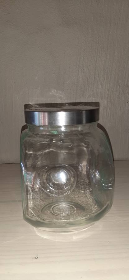 ** LARGE Vintage Glass Sweet / Biscuit Jar **