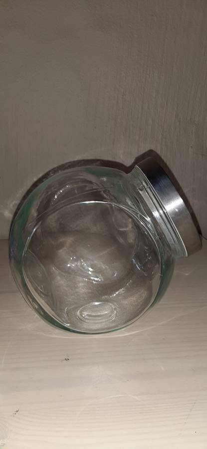 ** LARGE Vintage Glass Sweet / Biscuit Jar **