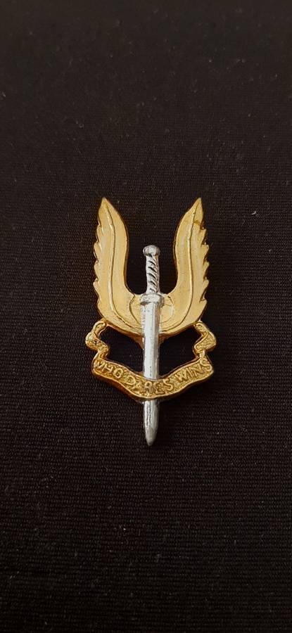 ** Rhodesian Bush War-  S.A.S (Special Air Service) `C` Squadron Anodised Beret Badge (1961-1978).**