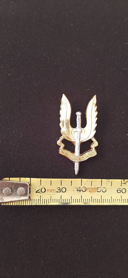 ** Rhodesian Bush War-  S.A.S (Special Air Service) `C` Squadron Anodised Beret Badge (1961-1978).**