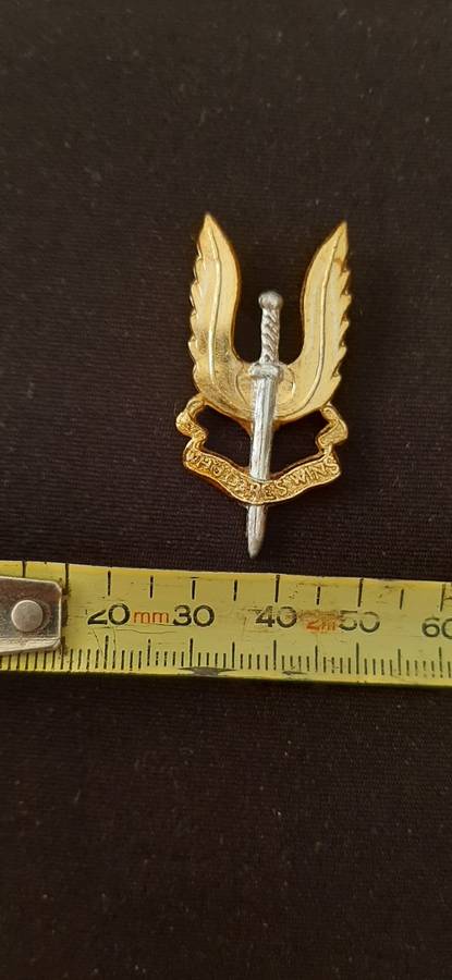** Rhodesian Bush War-  S.A.S (Special Air Service) `C` Squadron Anodised Beret Badge (1961-1978).**