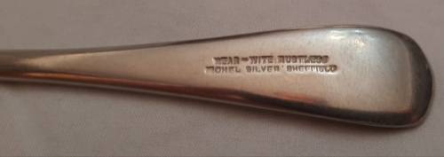 ** STUNNING- 1930s `Kings Pattern` Engraved Nickel Silver Fish Cutlery Set in Box (Sheffield).**