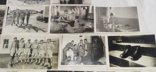 **ORIGINAL :  1956 Southern Rhodesia Volunteers Training Photos at Salisbury Barracks (x 15).**