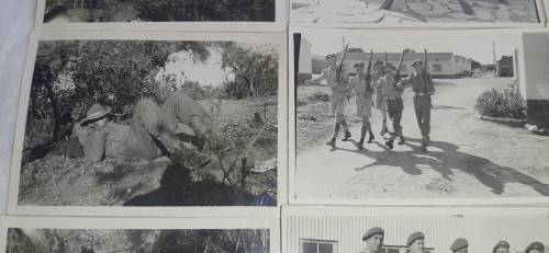 **ORIGINAL :  1956 Southern Rhodesia Volunteers Training Photos at Salisbury Barracks (x 15).**