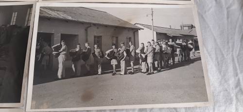 ** RARE : 1956 Southern Rhodesia Volunteers Intake and Training in Salisbury Photographs (x 7).**