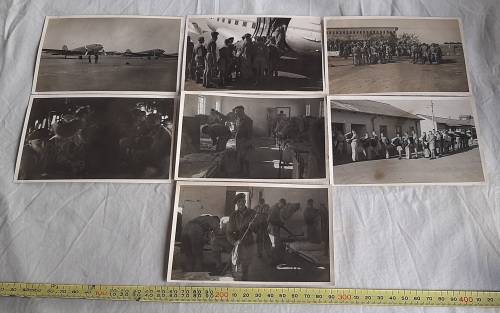 ** RARE : 1956 Southern Rhodesia Volunteers Intake and Training in Salisbury Photographs (x 7).**