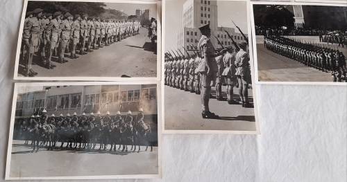 ** RARE : 1956 Rhodesia-Nyasaland Appointment of Sir Roy Welensky Parade Photographs (x10). Lot #2.