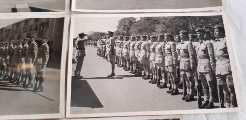 ** RARE : 1956 Rhodesia-Nyasaland Appointment of Sir Roy Welensky Parade Photographs (x10). Lot #2.