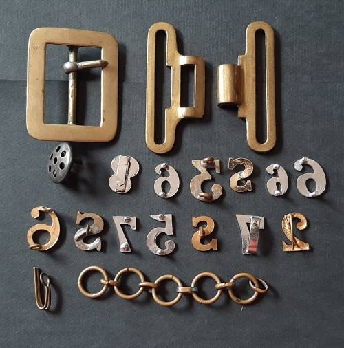 ** ORIGINAL- Assortment of Victorian British Police Badges and Belt Buckles (19 Pcs).**