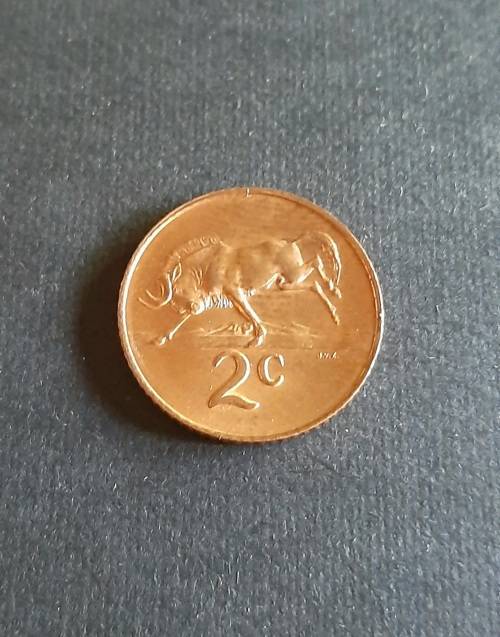 ** MINT: 1965 South Africa 2 Cent Coin [ English ] (Uncirculated).**