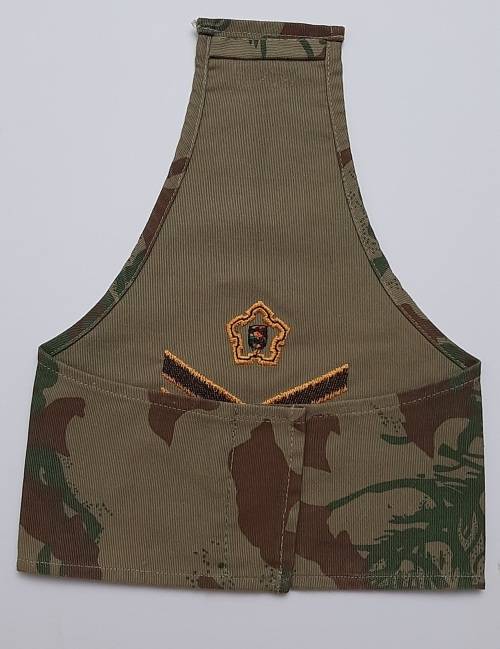 ** Pre-1994 South African Police (SAP) Camo Sergeant Brassard and ABS-ISD 2  Chest Flash **