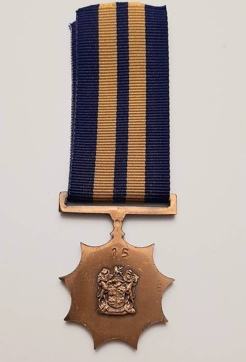** Azanian Peoples` Liberation Army (APLA) Bronze Medal for Merit w/ Ribbon  [Full-Size].**