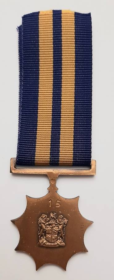 ** Azanian Peoples` Liberation Army (APLA) Bronze Medal for Merit w/ Ribbon  [Full-Size].**