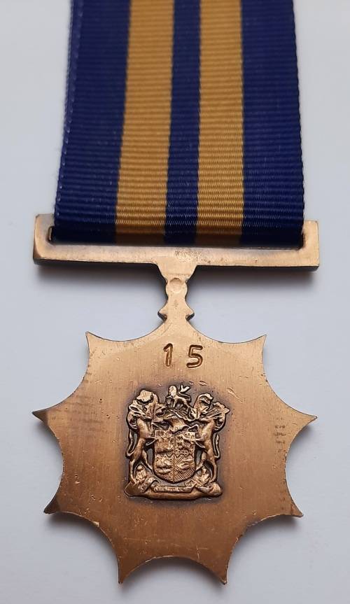 ** Azanian Peoples` Liberation Army (APLA) Bronze Medal for Merit w/ Ribbon  [Full-Size].**