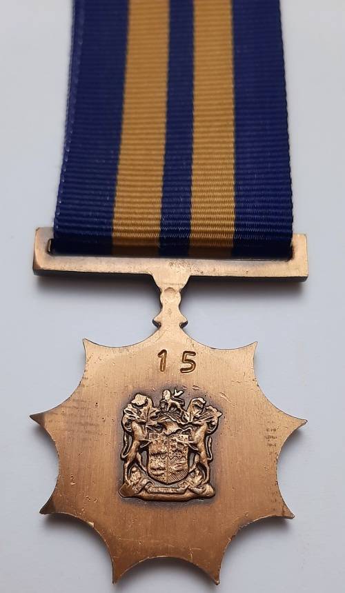 ** Azanian Peoples` Liberation Army (APLA) Bronze Medal for Merit w/ Ribbon  [Full-Size].**