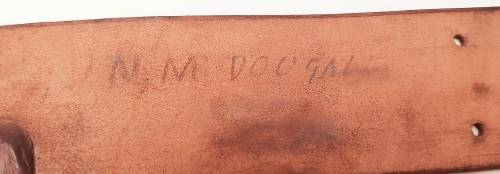 Boer War British Officer's Leather Mounted Infantry Sam Browne Belt - Patt.1897