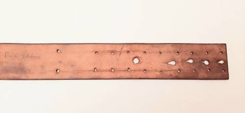 Boer War British Officer's Leather Mounted Infantry Sam Browne Belt - Patt.1897