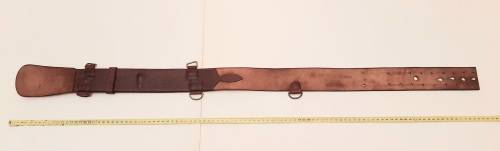 Boer War British Officer's Leather Mounted Infantry Sam Browne Belt - Patt.1897
