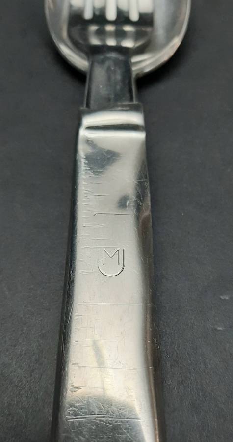 ** Border War:  1960s SADF Steel Pikstel / Utensil Set ( Knife Missing ).**