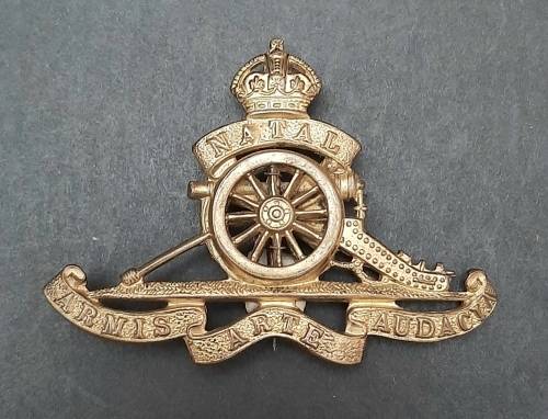 1930s Natal Field Artillery 2-Piece Construction Sweetheart Brooch