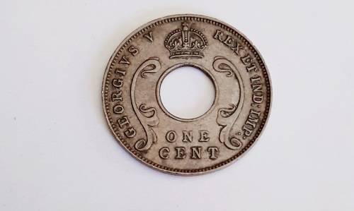 ** 1930  KGV East Africa 1c Coin `Royal Mint` [ VF ].**