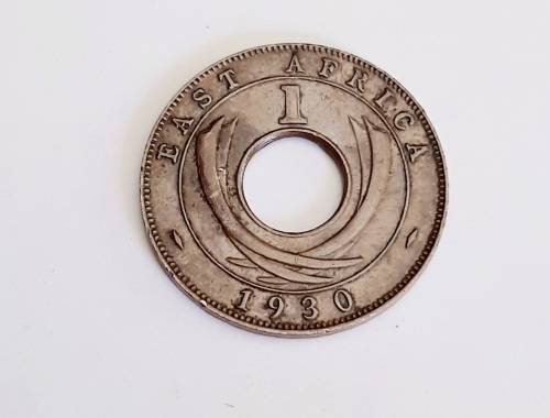 ** 1930  KGV East Africa 1c Coin `Royal Mint` [ VF ].**